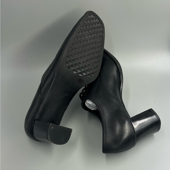 What’s What by Aerosol black leather 2” men’s shoe for women size 7 - Picture 3 of 4